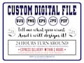 Custom Graphic Design Service, Professional Graphic Design Service, Custom Svg, Custom Svg Files for Cricut - Cricut, Silhouette Cut File