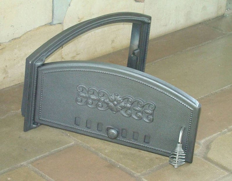 BBQRolling Door Cast iron bread oven BBQ Grill kitchen tiled Etsy