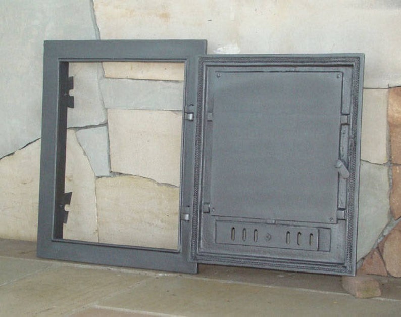 Bbqrolling Cast Iron Pizza Oven Door Bread Oven Doors Fire Etsy