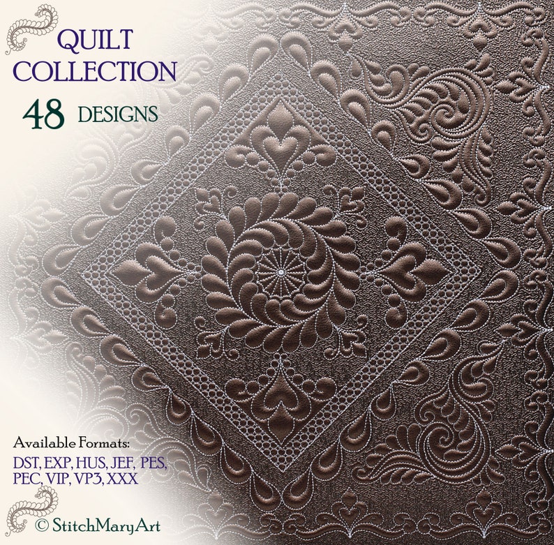 Machine Embroidery Collections Quilt Machine Embroidery Design ~ OCEAN MELODY , Embroidery Collection ...