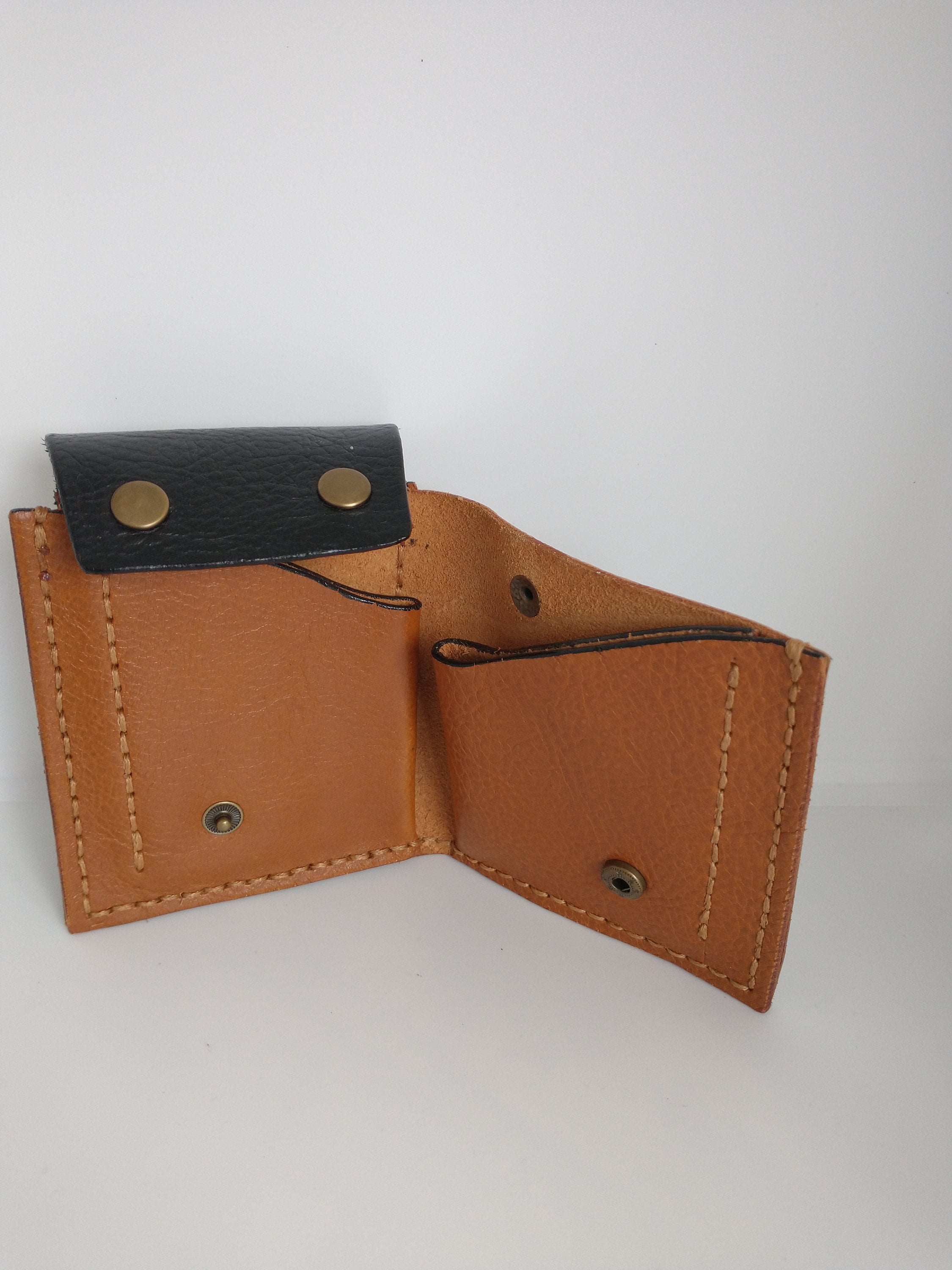 Wallet, Handmade in Italian Leather With Coin Pocketa1 Etsy UK