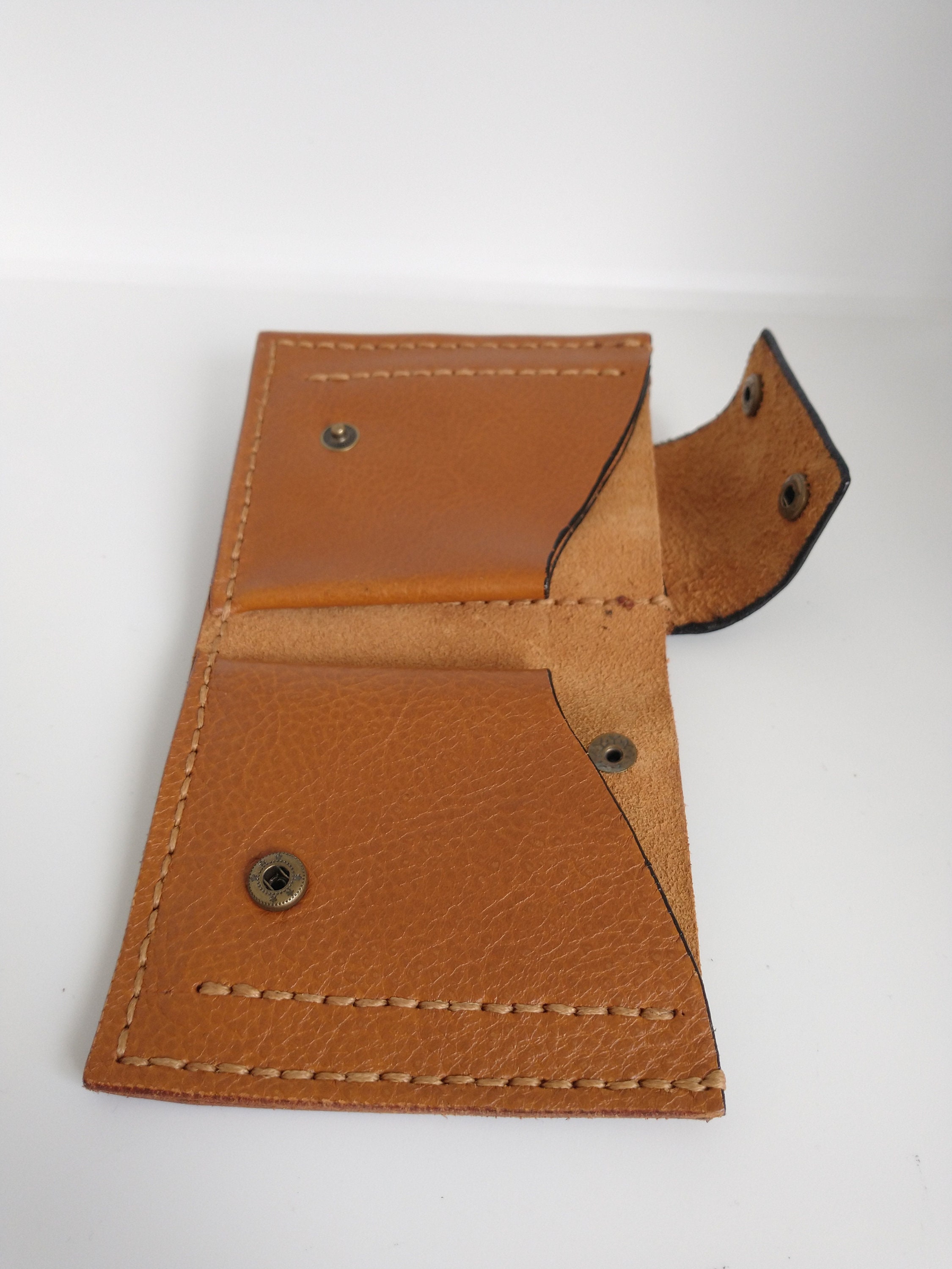 Wallet, Handmade in Italian Leather With Coin Pocketa1 Etsy UK
