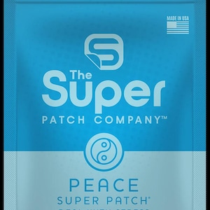 Peace Super Patch / Supporto per stress e ansia, senza farmaci (28 cerotti per confezione) 30 Patches