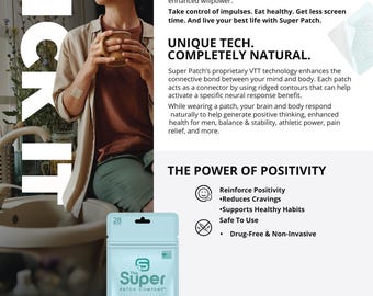 Kick It Super Patch / Supporto per abitudini senza droghe
