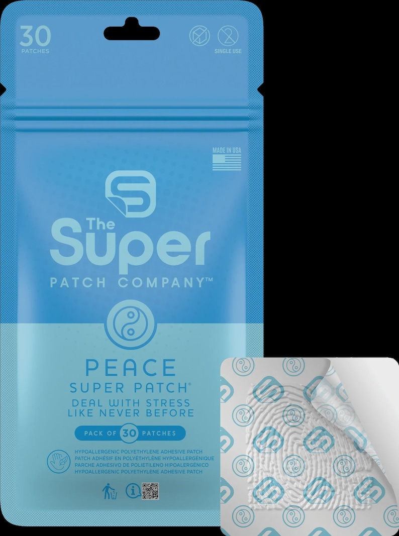 Peace Super Patch / Supporto per stress e ansia, senza farmaci (28 cerotti per confezione) immagine 4