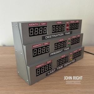 Back to the Future CLOCK, Back to the Future Time Travel, BTTF ...