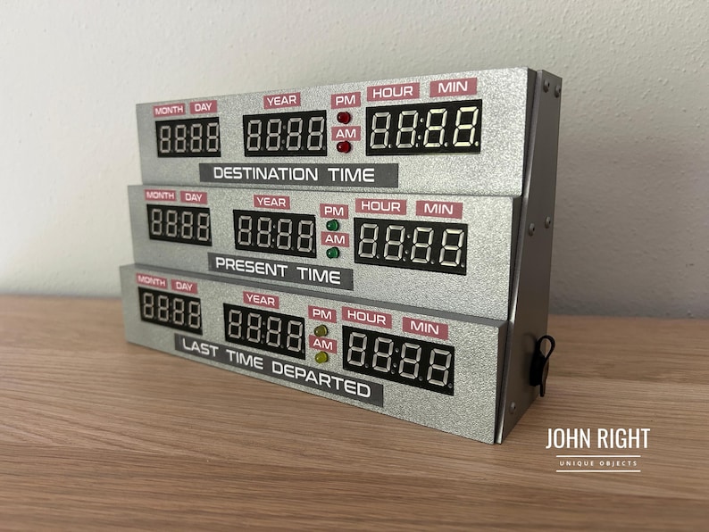 Back to the Future CLOCK, Back to the Future Time Travel, BTTF ...
