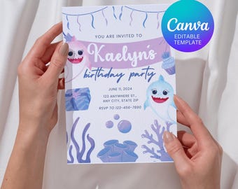 Paquete de cumpleaños de Baby Shark