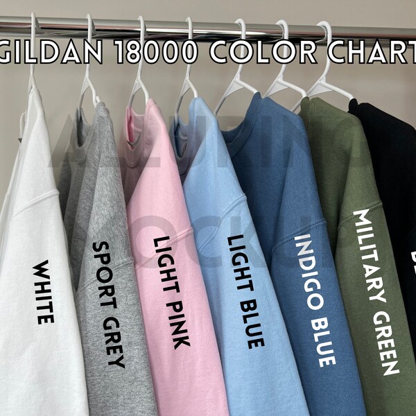 Color Chart - Etsy