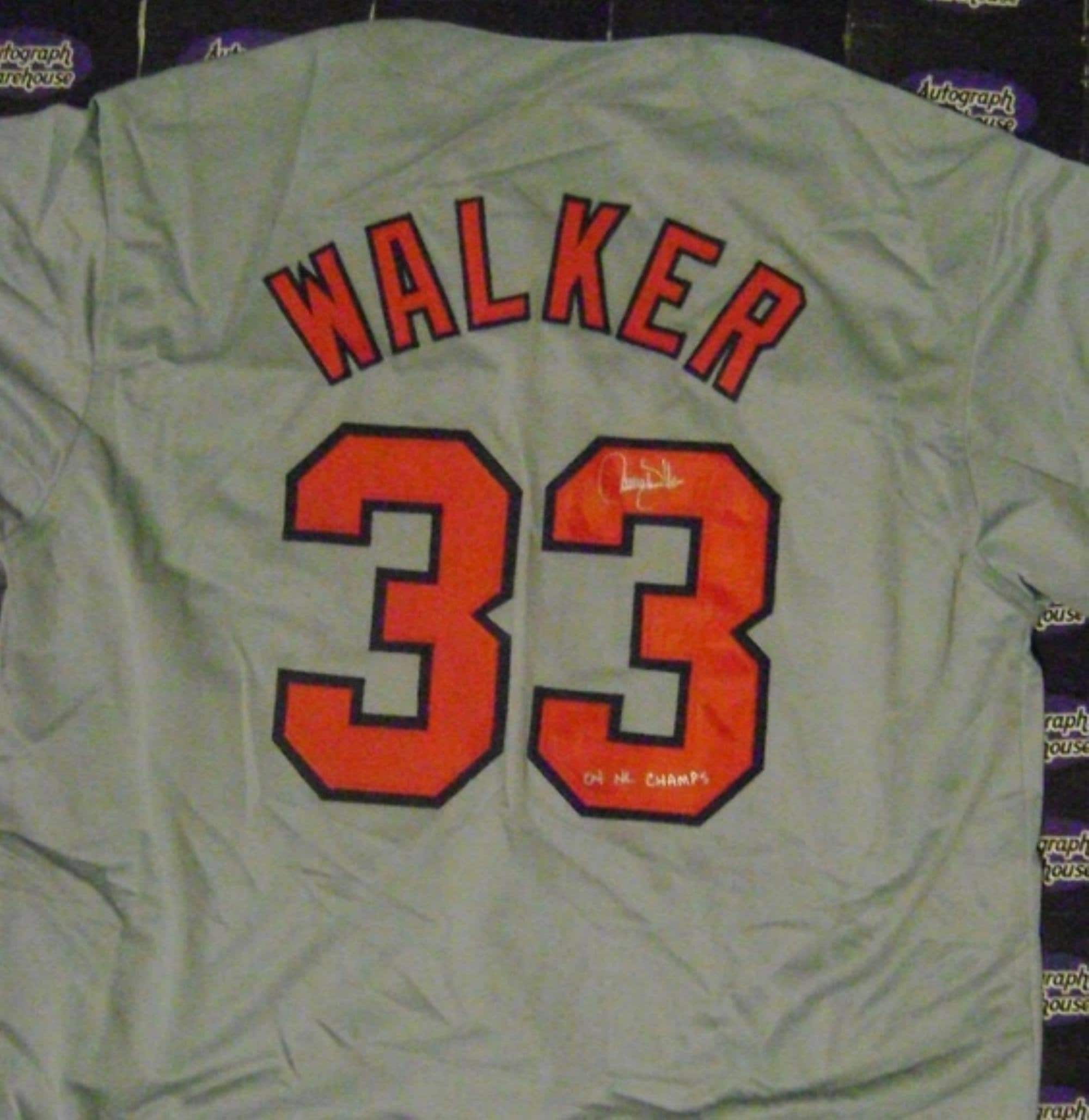 Larry Walker Autographed Jersey st. Louis Cardinals Replica Etsy