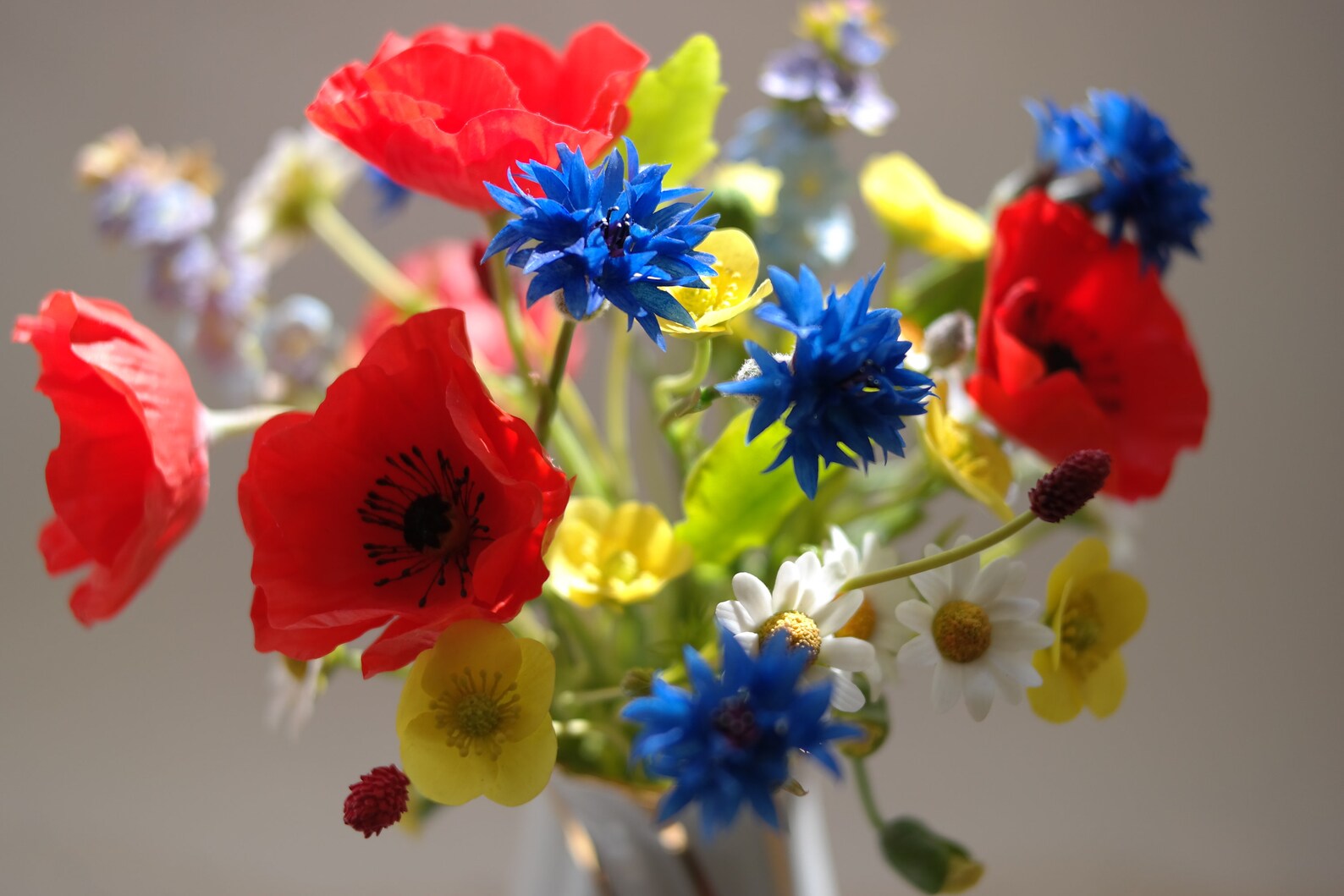 Wildflowers Bouquet Summer Field Flowers From Polymer Clay Etsy