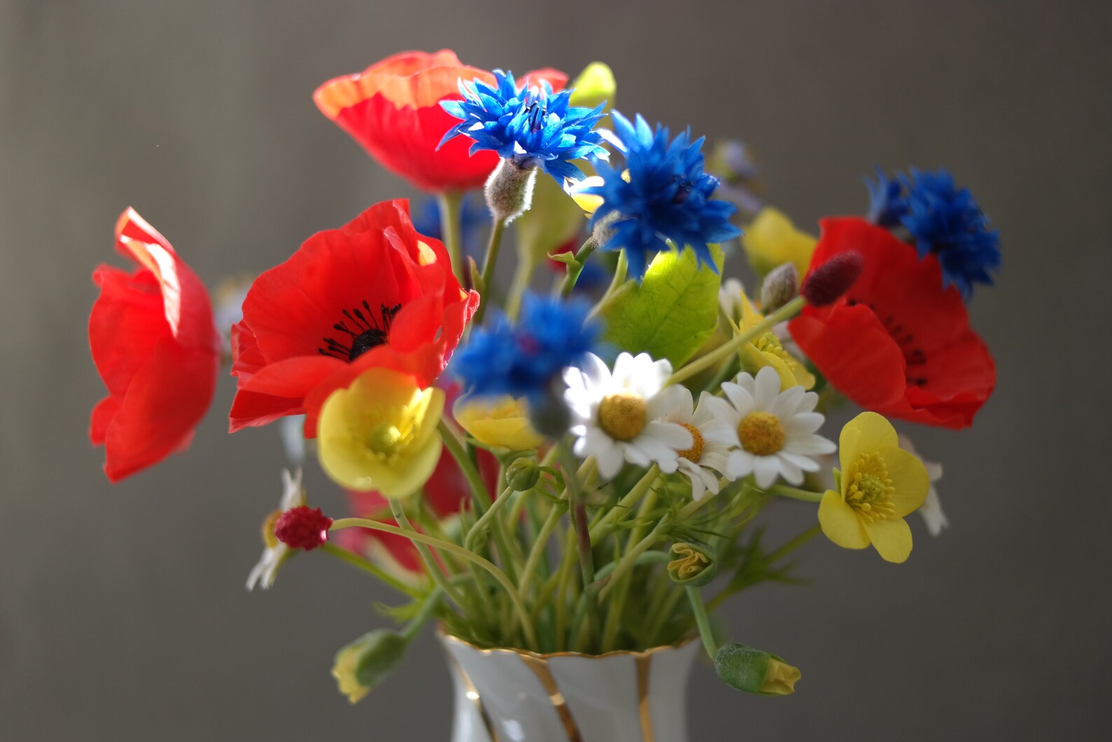 Wildflowers Bouquet Summer Field Flowers From Polymer Clay Etsy