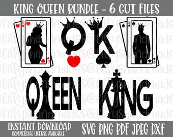King Of Hearts Svg Etsy
