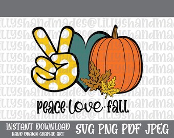 Free Free 77 Peace Love Fall Svg SVG PNG EPS DXF File