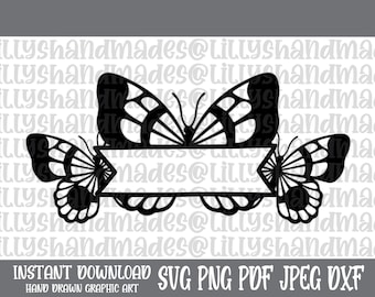 Butterfly Girl Svg Etsy
