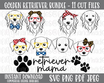 Download Golden Retriever Svg Etsy