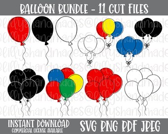 Download Birthday Balloon Svg Etsy