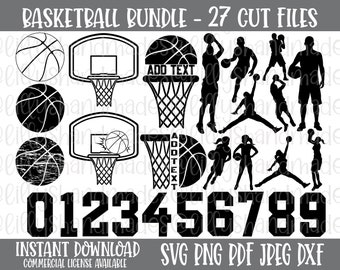 Download Basketball Hoop Svg Etsy