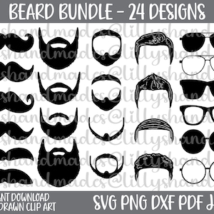 Beard Svg, Beard Png, Mustache Png, Mustache Svg, Sunglasses Svg, Mustache Vector, Moustache Svg, Beard Vector, Goatee Svg, Beard Clipart