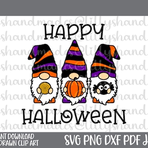 Halloween Gnomes Svg, Happy Halloween Svg Halloween Shirt Svg Funny Halloween Svg Cute Halloween Svg, Halloween Gnomes Png Mom Halloween Svg