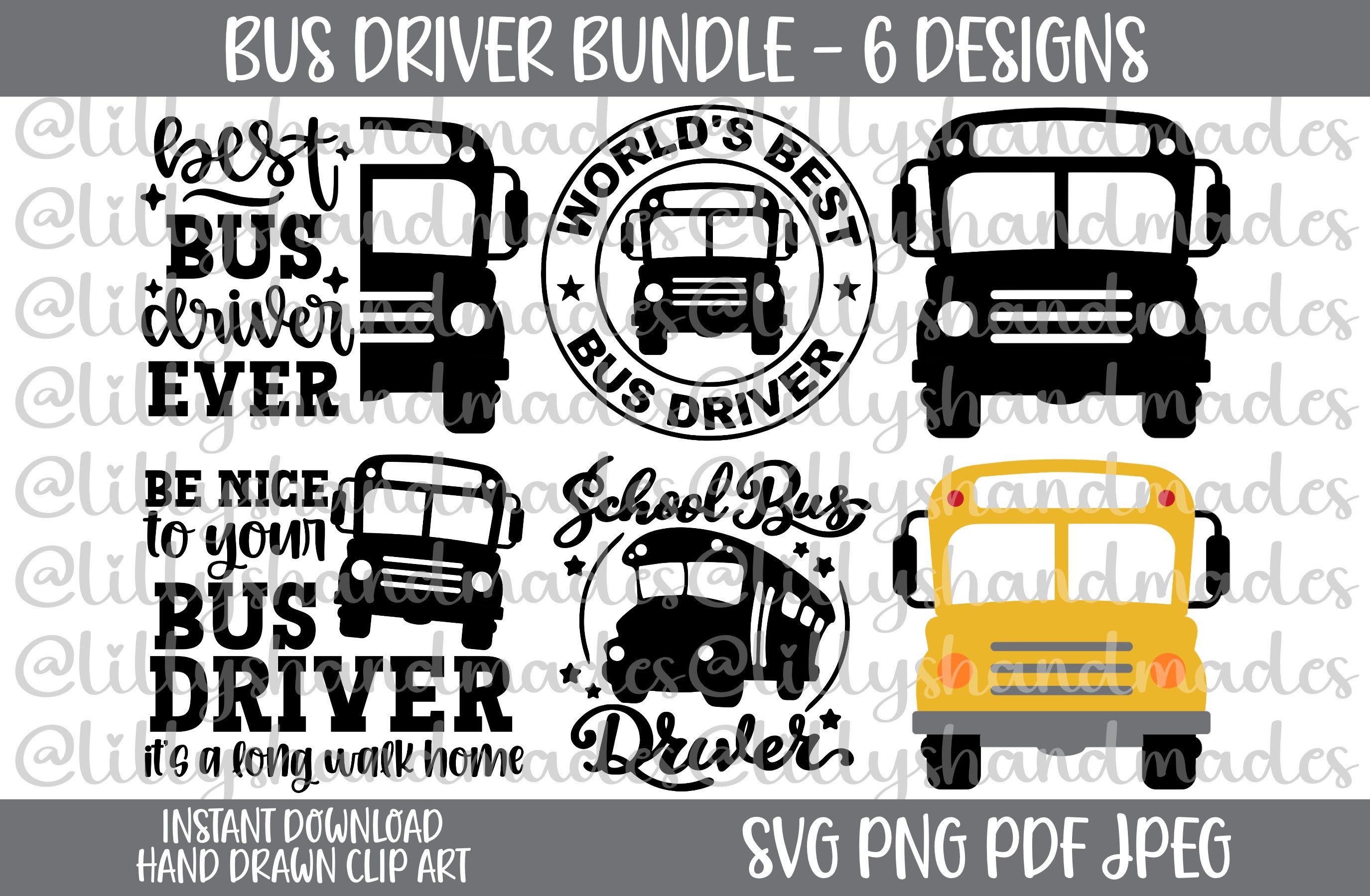 bus driver clipart black and white apple