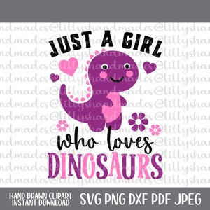 Nur ein Mädchen, das Dinosaurier Herz liebt