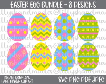 Easter Egg SVG-bundel, Easter Egg, png-afbeeldingen
