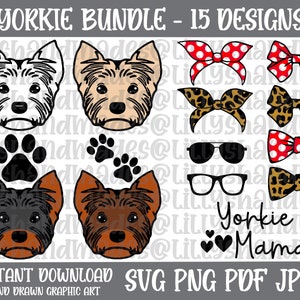 ヨーキー SVG ヨークシャー テリア SVG、ヨーキー クリップアート、ヨークシャー テリア PNG、ヨーキー PNG ヨーキー ベクター、ヨークシャー テリア クリップアート、ヨーキー ママ SVG