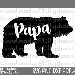 Papa Ours Svg, Papa Ours Png, Papa Svg, Papa PNG, Papa Ours Chemise Svg, Papa Ours Mug Svg, Papa Ours Svg, Papa Svg, Svg Fête Des Pères