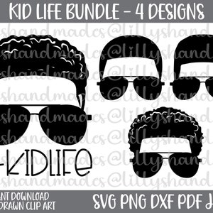 Kid Life Svg, Afro Boy Svg, Afro Svg Black Boy Svg, Kids Svg, peuter Svg Peuter Boy Svg, Baby Boy Svg-bestanden, moeder van jongens Svg Afro Baby Svg