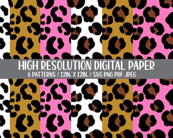 Cheetah Print Svg Bundle, Cheetah Print Png, Cheetah Svg, Cheetah Png, Cheetah Pattern Svg, Cheetah Pattern Png, Cheetah Print Overlay