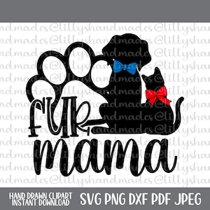 Fur Mama Svg, Fur Mama Png, chien et chat Svg, amoureux des animaux, Svg maman chien, Svg maman chat, Svg chien et chat, amoureux des chats, Svg maman fourrure