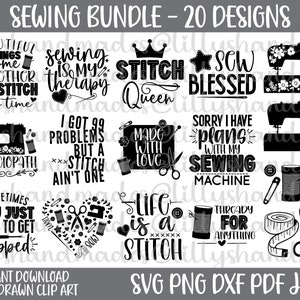 Sewing Svg Bundle, Sewing Machine Svg, Sewing Clipart, Sewing Png, Sewing Machine Png, Tailor Svg Tailor Png, Sewing Vector, Sewing Cut File