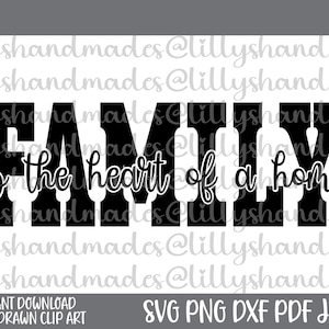 Family Is the Heart of a Home Svg, Family Sign Svg, Family Svg, Farmhouse Sign Svg, Family Quote Svg, Home Decor Svg, Family Word Sign Svg