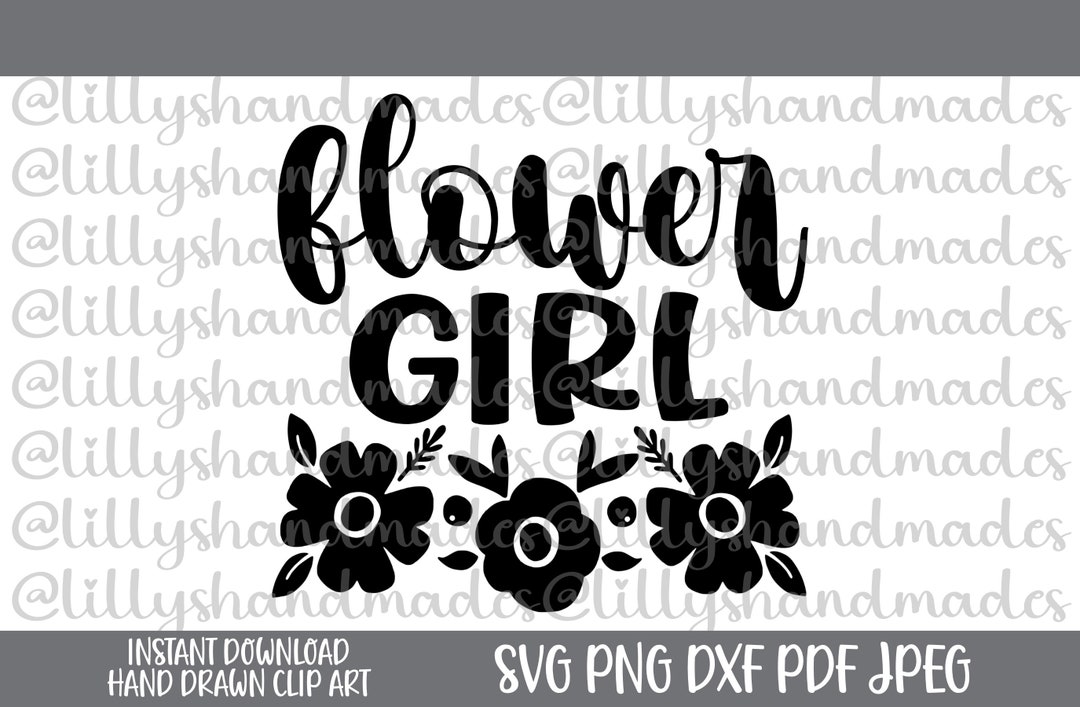 Flower Girl Svg, Flower Girl Png, Flower Girl Cup Svg, Flower Girl Shirt Svg, Flower Girl Cut