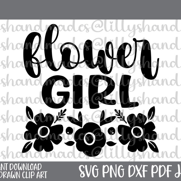 Flower Girl Svg, Flower Girl Png, Flower Girl Cup Svg, Flower Girl Shirt Svg, Flower Girl Cut File, Flower Girl Vector, Petal Patrol Svg