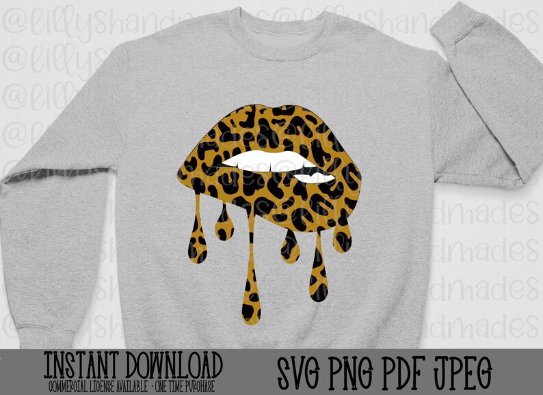 Free Free 288 Leopard Dripping Lips Svg Free SVG PNG EPS DXF File