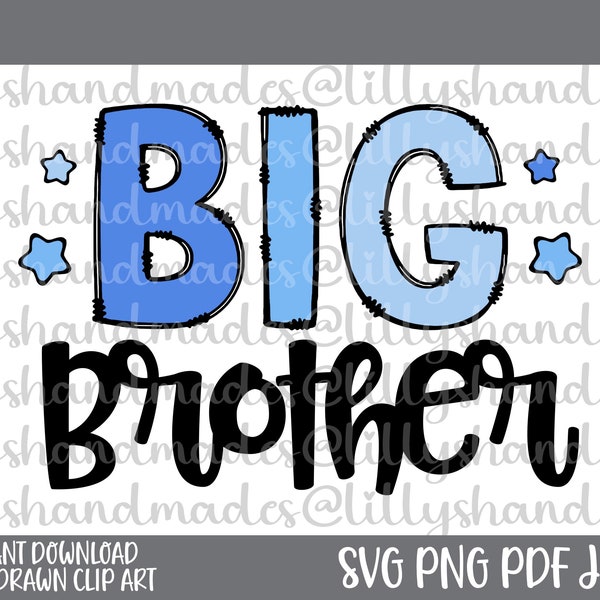 Big Brother Svg, Big Brother Shirt Svg, Big Brother Png, Promoted to Big Brother Svg, Big Brother Again Svg, Big Bro Svg, Big Brother Vector
