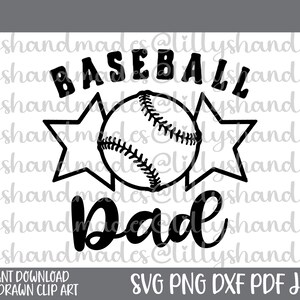 Baseball Dad Svg, Baseball Dad Png, Baseball Dad Shirt, Dad Baseball Shirt Svg, Baseball Svg, Baseball Shirt Svg, Sports Dad Svg