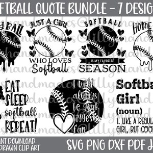 Softball Girl Svg, Softball Svg Bundle, Softball Mom Svg, Softball Cut File, Softball Shirt Svg, Softball Dad Svg, Softball Svg Designs