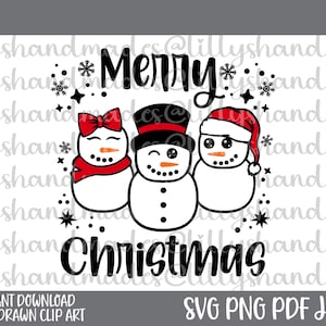 Merry Christmas Svg, Merry Christmas Png, Snowman Christmas Svg, Christmas Snowman Svg, Snowman Svg Designs, Funny Christmas Svg