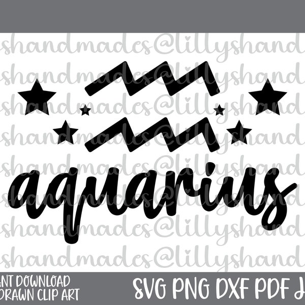 Aquarius Svg Aquarius Png Aquarius Vector Aquarius Clipart Aquarius Symbol Svg, Aquarius Symbol Png Zodiac Svg Horoscope Svg Zodiac Sign Svg