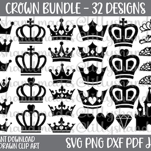 Kronen-Svg, Königin-Krone-Svg, Königskrone-Svg, Kronen-Clipart, Kronenvektor, Tiara-Svg, Prinzessinen-Kronen-Svg, Königskrone-Svg, Kronen-Png