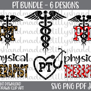 Pt Svg, Physical Therapist Svg, Pt Life Svg, Pt Png, Pt Shirts Svg, Pt Gifts Svg, Pt Bag Svg, Stethoscope Svg, Caduceus Svg, Nurse Svg