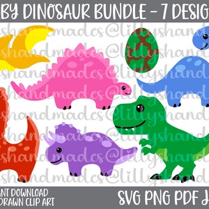 Baby Dinosaur Svg Bundle, Cute Dinosaur Svg, Baby Dinosaur Png, Baby Dinosaur Clipart, Baby Dino Svg, Baby Dinosaur Vector, Babysaurus Svg
