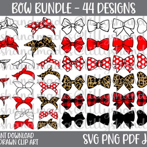 Fashion Checkered Hair Bow SVG