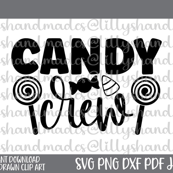 Halloween Candy Svg, Trick Or Treat Svg, Candy Crew Svg, Candy Squad Svg, Halloween Shirt Svg, Halloween Svg Files, Halloween Svg Designs