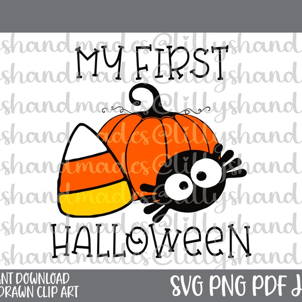 My First Halloween Svg, My 1st Halloween Svg, Baby Halloween Svg, My First Halloween Png, Kids Halloween Svg, Happy Halloween Svg