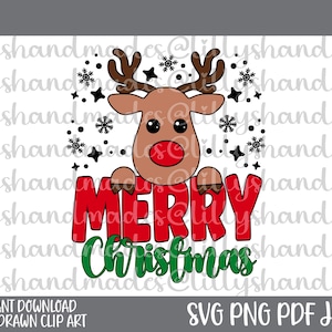 Frohe Weihnachten Rentier SVG, Frohe Weihnachten zwar, Niedliche Reindeer Form, Weihnachten Rentier Rentiere, Rentier Shirt Rentier, Kinder Weihnachten Rentier