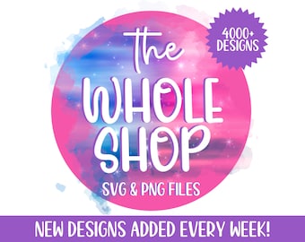 Mega Svg Bundle, Svg Files for Cricut, Clipart, Png Bundle, Svg Designs, Sublimation Designs, Printable Stickers, Vector, Svg for Shirts